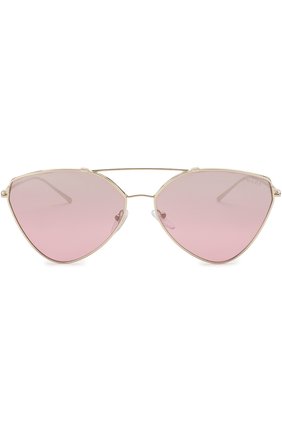 Женские золотые солнцезащитные очки Prada, арт. 51US-ZVN095 купить в ЦУМ | Фото №3 Солнцезащитные очки Prada золотые | Фото №3