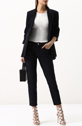 Женская футболка из вискозы GIORGIO ARMANI бежевого цвета по цене 32200 руб., арт. 8NAM32/AM05Z | Фото 2 Женская футболка из вискозы GIORGIO ARMANI бежевого цвета, арт. 8NAM32/AM05Z | Фото 2