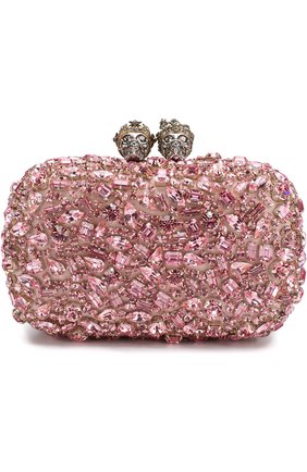 Женский клатч classic skull ALEXANDER MCQUEEN светло-розового цвета по цене 287500 руб., арт. 509507/0B3JU | Фото 1 Женский клатч classic skull ALEXANDER MCQUEEN светло-розового цвета, арт. 509507/0B3JU | Фото 1