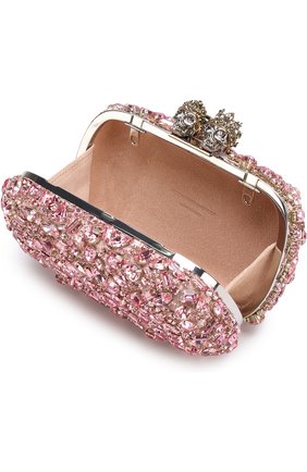 Женский клатч classic skull ALEXANDER MCQUEEN светло-розового цвета по цене 287500 руб., арт. 509507/0B3JU | Фото 4 Женский клатч classic skull ALEXANDER MCQUEEN светло-розового цвета, арт. 509507/0B3JU | Фото 4
