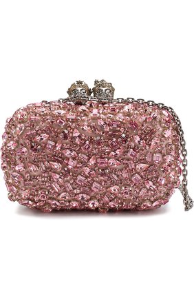 Женский клатч classic skull ALEXANDER MCQUEEN светло-розового цвета по цене 287500 руб., арт. 509507/0B3JU | Фото 6 Женский клатч classic skull ALEXANDER MCQUEEN светло-розового цвета, арт. 509507/0B3JU | Фото 6