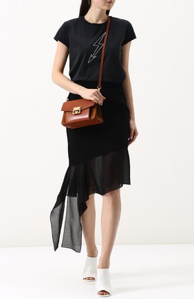 Женская сумка gv3 small GIVENCHY темно-коричневого цвета по цене 135000 руб., арт. BB501CB033 | Фото 2 Женская сумка gv3 small GIVENCHY темно-коричневого цвета, арт. BB501CB033 | Фото 2
