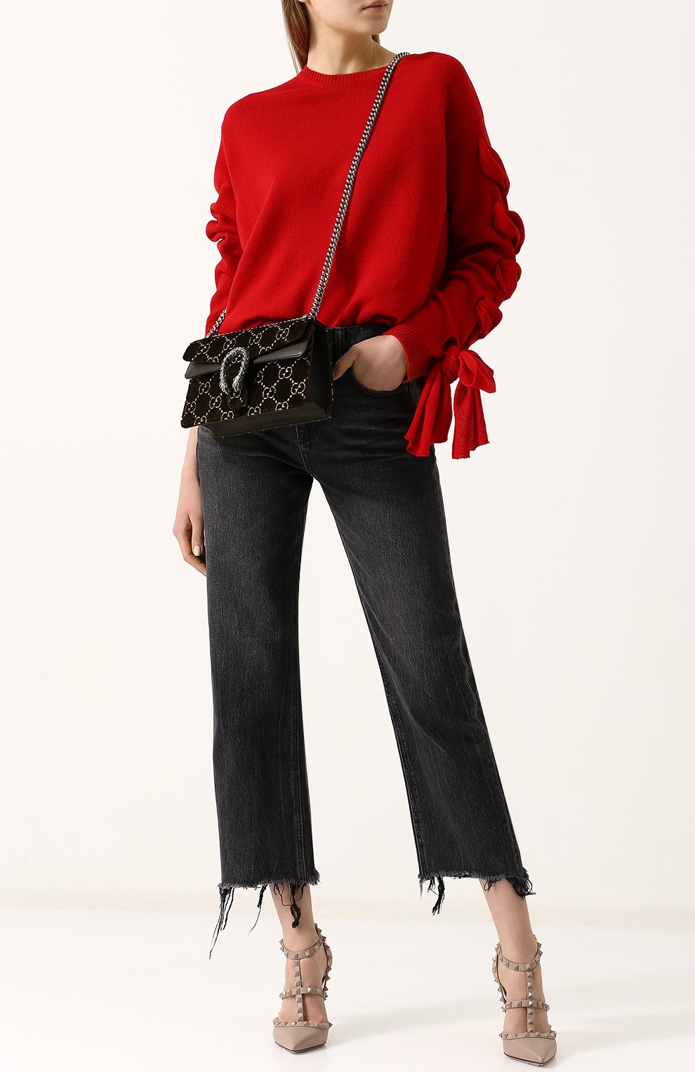 Женская сумка dionysus gg small GUCCI хаки цвета по цене 162500 руб., арт. 499623/9JTAN | Фото 2 Женская сумка dionysus gg small GUCCI хаки цвета, арт. 499623/9JTAN | Фото 2
