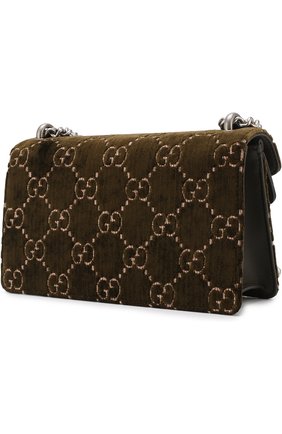 Женская сумка dionysus gg small GUCCI хаки цвета по цене 162500 руб., арт. 499623/9JTAN | Фото 3 Женская сумка dionysus gg small GUCCI хаки цвета, арт. 499623/9JTAN | Фото 3