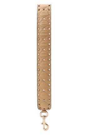 Женские кожаный ремень для сумки rockstud spike VALENTINO бежевого цвета по цене 69950 руб., арт. QW1P0P37/NAP | Фото 2 Женские кожаный ремень для сумки rockstud spike VALENTINO бежевого цвета, арт. QW1P0P37/NAP | Фото 2 (Ошибки технического описания: Нет высоты, Нет глубины; Материал: Натуральная кожа; Кросс-КТ: ремень-сумка; Статус проверки: Проверено, Проверена категория)