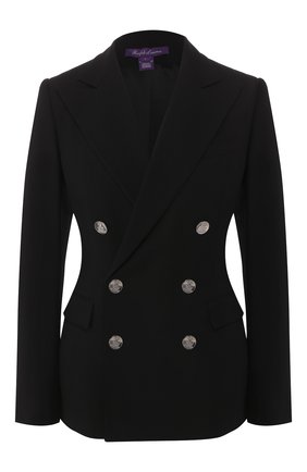 Женский шерстяной жакет RALPH LAUREN черного цвета по цене 187000 руб., арт. 290625532 | Фото 1 Женский шерстяной жакет RALPH LAUREN черного цвета, арт. 290625532 | Фото 1
