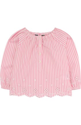 Детское хлопковая блуза свободного кроя с вышивкой и фестонами POLO RALPH LAUREN розового цвета по цене 6520 руб., арт. 311688391 | Фото 1 Детское хлопковая блуза свободного кроя с вышивкой и фестонами POLO RALPH LAUREN розового цвета, арт. 311688391 | Фото 1 (Статус проверки: Проверено, Проверена категория; Рукава: Длинные; Материал внешний: Хлопок; Случай: Повседневный; Ростовка одежда: 2 года | 92 см, 3 года | 98 см, 4 года | 104 см)