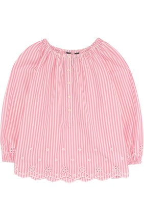 Детское хлопковая блуза свободного кроя с вышивкой и фестонами POLO RALPH LAUREN розового цвета по цене 7170 руб., арт. 313688391 | Фото 1 Детское хлопковая блуза свободного кроя с вышивкой и фестонами POLO RALPH LAUREN розового цвета, арт. 313688391 | Фото 1 (Материал внешний: Хлопок; Рукава: Длинные; Статус проверки: Проверено, Проверена категория; Случай: Повседневный; Ростовка одежда: 10 - 11 лет | 140 - 146см, 12 лет | 152 см, 13 - 15 лет | 158 см, 7 лет | 122 см, 9 лет | 134 см)