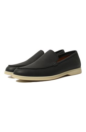 Мужские кожаные лоферы summer walk LORO PIANA темно-синего цвета по цене 64950 руб., арт. FAF8272 | Фото 1 Мужские кожаные лоферы summer walk LORO PIANA темно-синего цвета, арт. FAF8272 | Фото 1