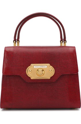 Женская сумка welcome DOLCE & GABBANA бордовая цвета, арт. 0116/BB6374/AI760 купить в ЦУМ | Фото №1 Сумка Welcome Dolce & Gabbana бордовая цвета | Фото №1