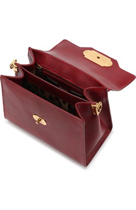 Женская сумка welcome DOLCE & GABBANA бордовая цвета, арт. 0116/BB6374/AI760 купить в ЦУМ | Фото №3 Сумка Welcome Dolce & Gabbana бордовая цвета | Фото №3