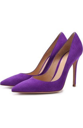 Замшевые туфли Gianvito 105 на шпильке | Фото №1 Замшевые туфли Gianvito 105 на шпильке | Фото №1