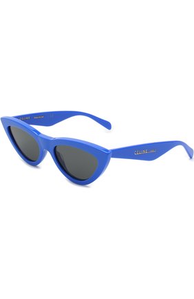 Женские солнцезащитные очки CELINE EYEWEAR синего цвета по цене 23200 руб., арт. CL40019I 92N | Фото 1 Женские солнцезащитные очки CELINE EYEWEAR синего цвета, арт. CL40019I 92N | Фото 1