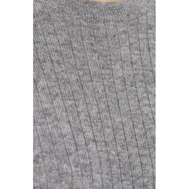 фото Однотонный кашемировый пуловер фактурной вязки ftc