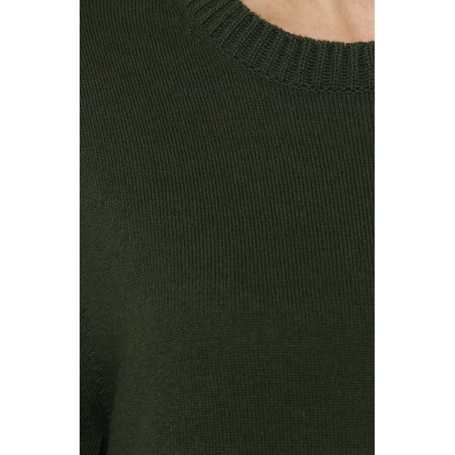 фото Однотонный кашемировый пуловер с круглым вырезом ftc