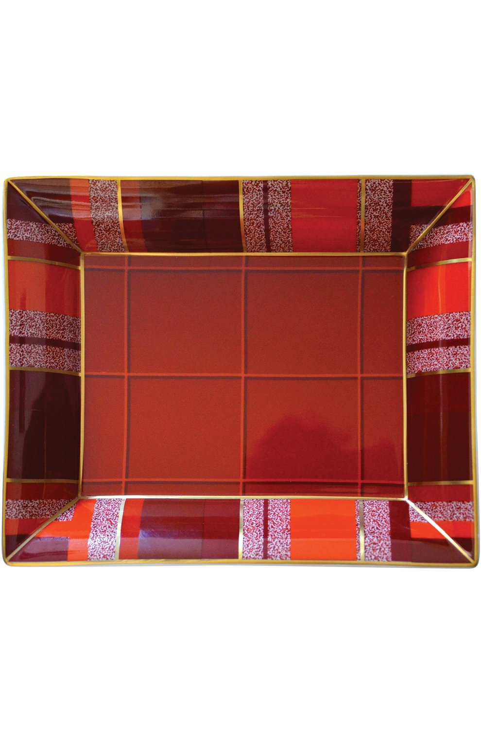 Мужского мелочница tartan BERNARDAUD красного цвета, арт. 1759/4511 | Фото 1