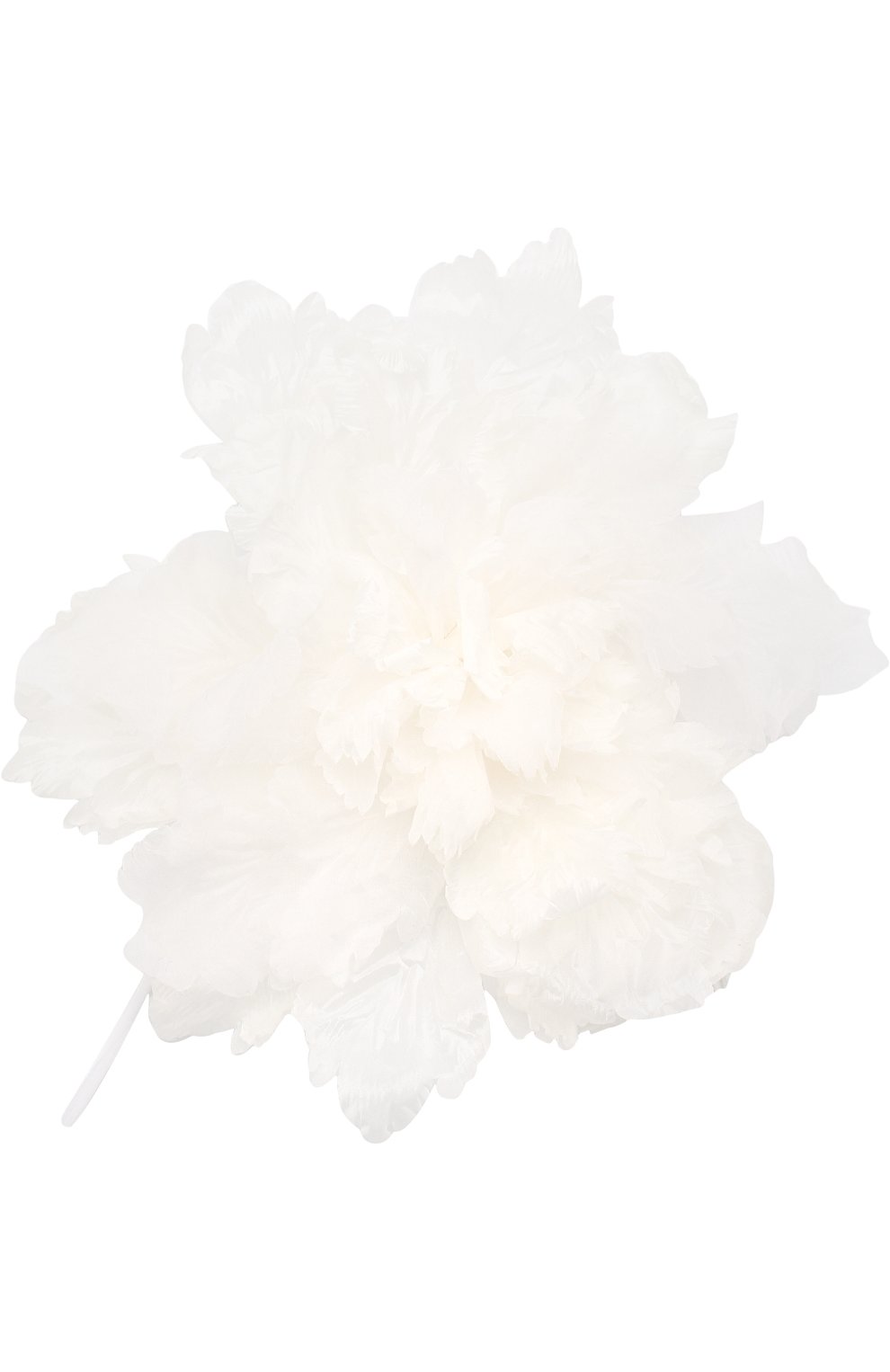 Женская шелковая брошь в виде цветка ANN DEMEULEMEESTER белого цвета, арт. 1801-8720-419-001 | Фото 1 (Материал: Текстиль, Шелк; Статус проверки: Проверена категория)