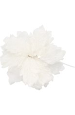 Женская шелковая брошь в виде цветка ANN DEMEULEMEESTER белого цвета, арт. 1801-8720-419-001 | Фото 2 (Материал: Текстиль, Шелк; Статус проверки: Проверена категория)