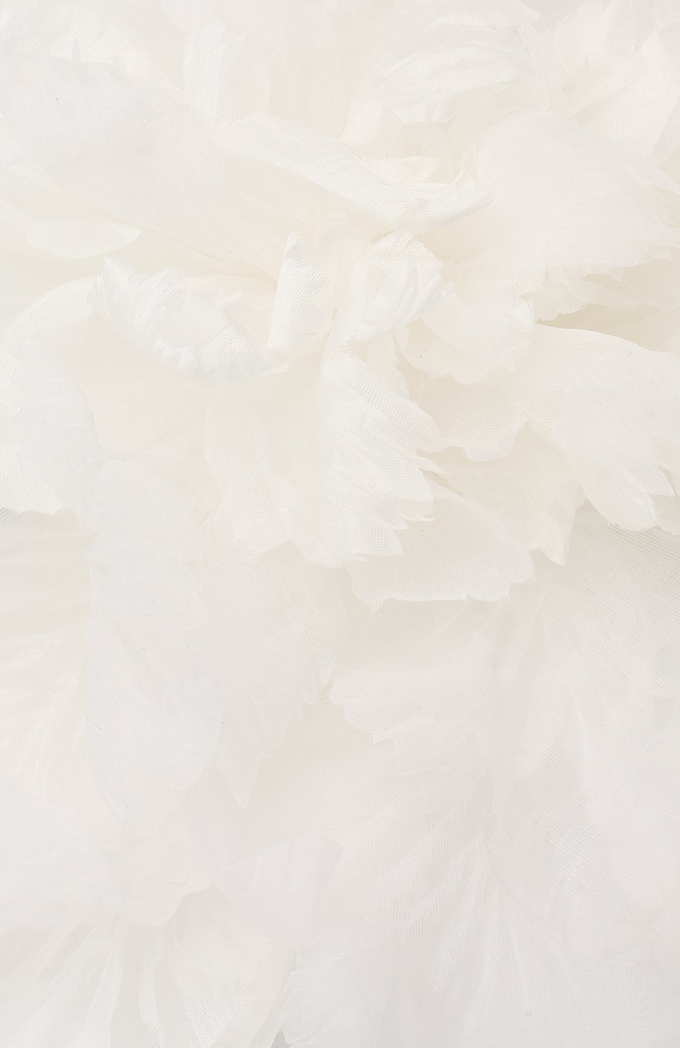 Женская шелковая брошь в виде цветка ANN DEMEULEMEESTER белого цвета, арт. 1801-8720-419-001 | Фото 3 (Материал: Текстиль, Шелк; Статус проверки: Проверена категория)