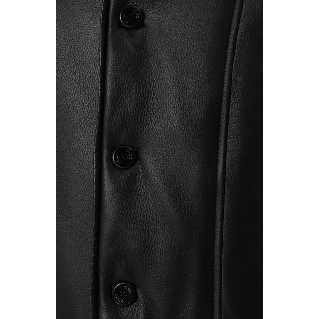фото Шелковая куртка на молнии с кожаной отделкой zilli