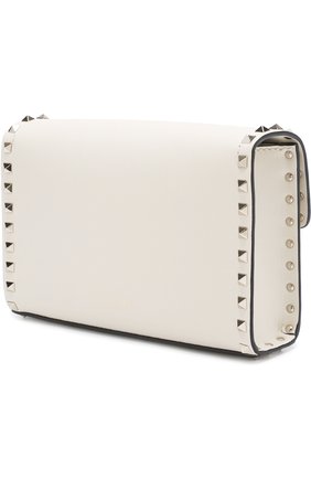 Женская сумка valentino garavani rockstud spike medium VALENTINO белого цвета по цене 79300 руб., арт. PW0B0181/WCI | Фото 3 Женская сумка valentino garavani rockstud spike medium VALENTINO белого цвета, арт. PW0B0181/WCI | Фото 3
