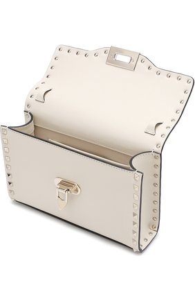 Женская сумка valentino garavani rockstud spike medium VALENTINO белого цвета по цене 79300 руб., арт. PW0B0181/WCI | Фото 4 Женская сумка valentino garavani rockstud spike medium VALENTINO белого цвета, арт. PW0B0181/WCI | Фото 4