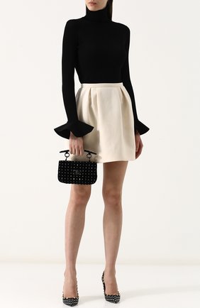 Женская сумка valentino garavani rockstud spike small VALENTINO черная цвета, арт. QW1B0123/YHH купить в ЦУМ | Фото №2 Сумка Valentino Garavani Rockstud Spike small Valentino черная цвета | Фото №2