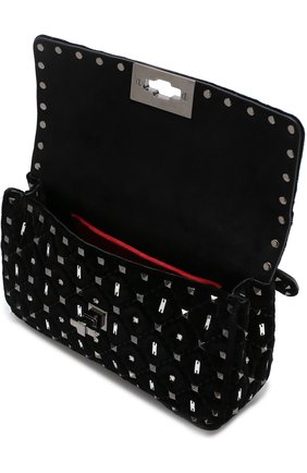 Женская сумка valentino garavani rockstud spike small VALENTINO черная цвета, арт. QW1B0123/YHH купить в ЦУМ | Фото №4 Сумка Valentino Garavani Rockstud Spike small Valentino черная цвета | Фото №4