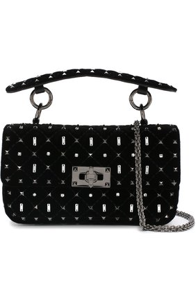 Женская сумка valentino garavani rockstud spike small VALENTINO черная цвета, арт. QW1B0123/YHH купить в ЦУМ | Фото №6 Сумка Valentino Garavani Rockstud Spike small Valentino черная цвета | Фото №6