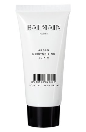 Увлажняющий эликсир с аргановым маслом дорожный вариант BALMAIN HAIR COUTURE бесцветного цвета по цене 2760 руб., арт. 8718503829302 | Фото 1 Увлажняющий эликсир с аргановым маслом дорожный вариант BALMAIN HAIR COUTURE бесцветного цвета, арт. 8718503829302 | Фото 1 (Статус проверки: Проверена категория)