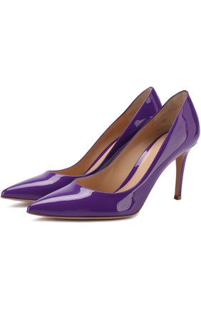 Лаковые туфли Gianvito 85 на шпильке | Фото №1 Лаковые туфли Gianvito 85 на шпильке | Фото №1