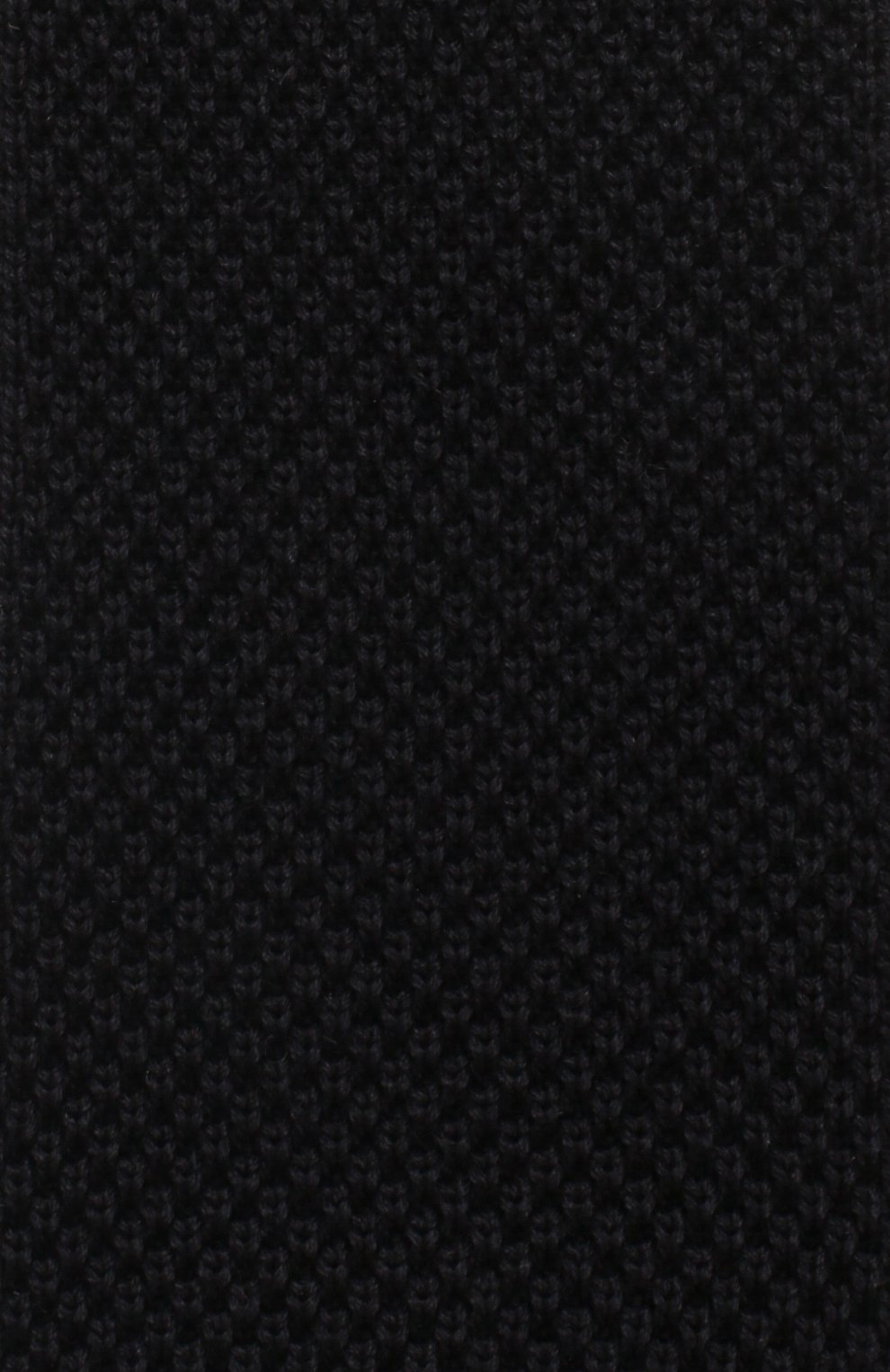 Мужской шелковый вязаный галстук BRIONI черного цвета, арт. 090B00/0742J | Фото 3 (Материал: Текстиль, Шелк; Принт: Без принта; Статус проверки: Проверено)