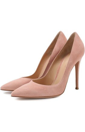 Замшевые туфли Gianvito 105 на шпильке | Фото №1 Замшевые туфли Gianvito 105 на шпильке | Фото №1