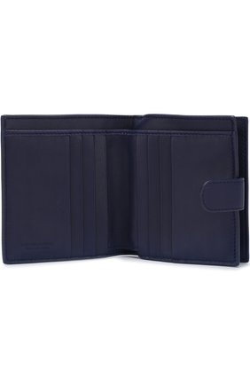 Кожаный кошелек с плетением intrecciato Bottega Veneta, синего цвета, арт. 121059/V001N в ЦУМ | Фото №3 Кожаный кошелек с плетением intrecciato Bottega Veneta синего цвета | Фото №3