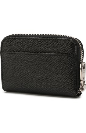 Кожаный кошелек на молнии с тиснением Dauphine Dolce & Gabbana, черного цвета, арт. BI0460/AU771 в ЦУМ | Фото №2 Кожаный кошелек на молнии с тиснением Dauphine Dolce & Gabbana черного цвета | Фото №2