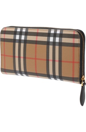 Кожаный кошелек в клетку Vintage Check на молнии Burberry, черного цвета, арт. 4071416 в ЦУМ | Фото №2 Кожаный кошелек в клетку Vintage Check на молнии Burberry черного цвета | Фото №2