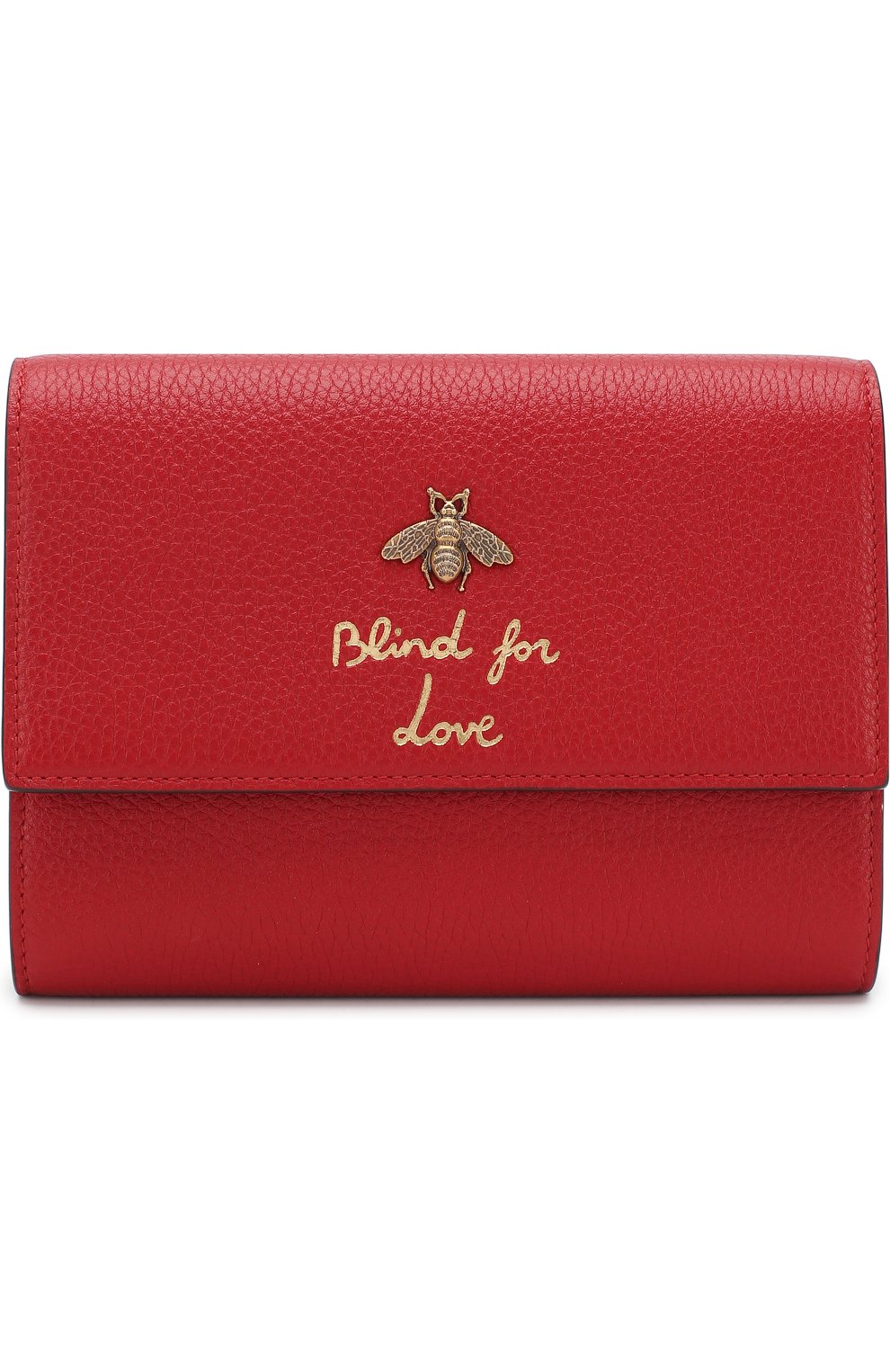 Женская клатч animalier bee GUCCI красного цвета, арт. 498097/A7M0T | Фото 1