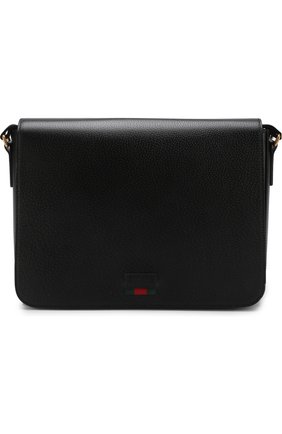 Мужская кожаный мессенджер с клапаном GUCCI черного цвета по цене 130500 руб., арт. 450973/DJ23T | Фото 1 Мужская кожаный мессенджер с клапаном GUCCI черного цвета, арт. 450973/DJ23T | Фото 1
