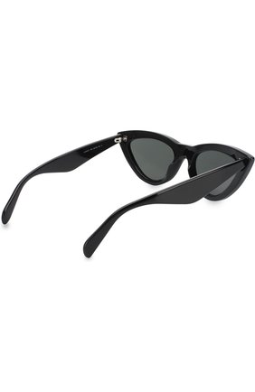 Женские солнцезащитные очки CELINE EYEWEAR черного цвета по цене 23200 руб., арт. CL40019I 01N | Фото 4 Женские солнцезащитные очки CELINE EYEWEAR черного цвета, арт. CL40019I 01N | Фото 4