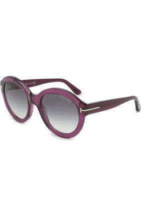 Женские солнцезащитные очки TOM FORD фиолетового цвета по цене 22850 руб., арт. TF611 | Фото 1 Женские солнцезащитные очки TOM FORD фиолетового цвета, арт. TF611 | Фото 1