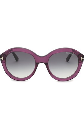 Женские солнцезащитные очки TOM FORD фиолетового цвета по цене 22850 руб., арт. TF611 | Фото 2 Женские солнцезащитные очки TOM FORD фиолетового цвета, арт. TF611 | Фото 2