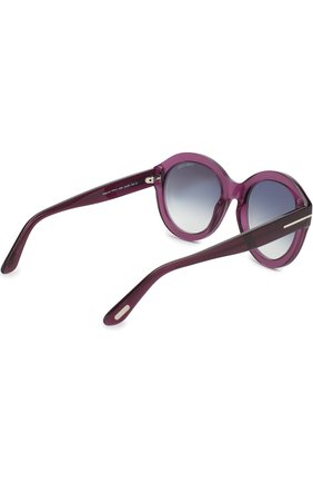 Женские солнцезащитные очки TOM FORD фиолетового цвета по цене 22850 руб., арт. TF611 | Фото 3 Женские солнцезащитные очки TOM FORD фиолетового цвета, арт. TF611 | Фото 3
