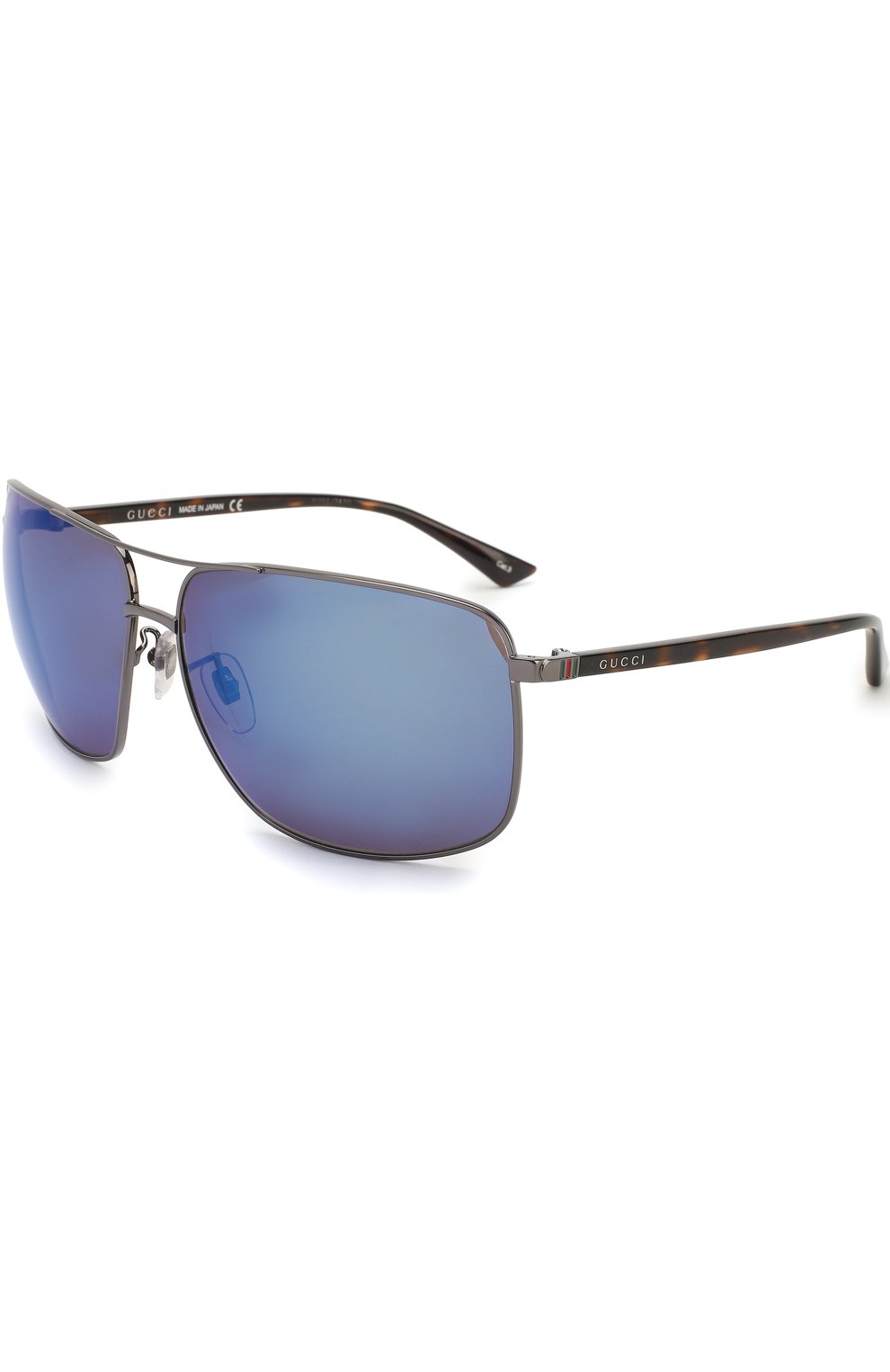 Женские солнцезащитные очки GUCCI синего цвета, арт. 0065SK 003 | Фото 1