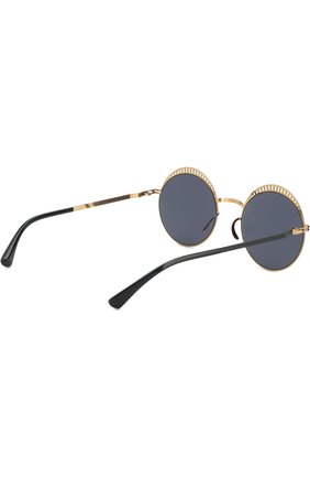 Женские солнцезащитные очки MYKITA черного цвета по цене 45150 руб., арт. STUDI0 1.4/INDIG0/G0LD/BRILLIANTBLUE | Фото 4 Женские солнцезащитные очки MYKITA черного цвета, арт. STUDI0 1.4/INDIG0/G0LD/BRILLIANTBLUE | Фото 4