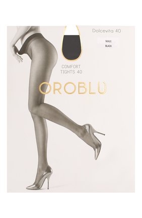Женские капроновые колготки OROBLU черного цвета по цене 1805 руб., арт. V0BC01013/XXL | Фото 1 Женские капроновые колготки OROBLU черного цвета, арт. V0BC01013/XXL | Фото 1