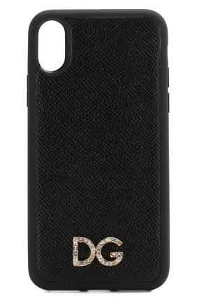 Мужской кожаный чехол для iphone x/xs DOLCE & GABBANA черного цвета по цене 11500 руб., арт. BI2408/AU770 | Фото 1 Мужской кожаный чехол для iphone x/xs DOLCE & GABBANA черного цвета, арт. BI2408/AU770 | Фото 1