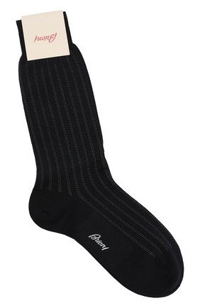 Мужские шерстяные носки BRIONI синего цвета, арт. 0VMC00/07Z10 | Фото 1 (Материал внешний: Шерсть; Кросс-КТ: бельё)