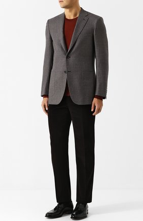 Мужской однобортный шерстяной пиджак BRIONI серого цвета по цене 339500 руб., арт. RG0J0L/07A8B/BRUNIC0/2 | Фото 2 Мужской однобортный шерстяной пиджак BRIONI серого цвета, арт. RG0J0L/07A8B/BRUNIC0/2 | Фото 2
