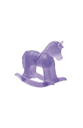 Мужского скульптура rocking horse DAUM фиолетового цвета по цене 69900 руб., арт. 05509-2 | Фото 1 Мужского скульптура rocking horse DAUM фиолетового цвета, арт. 05509-2 | Фото 1