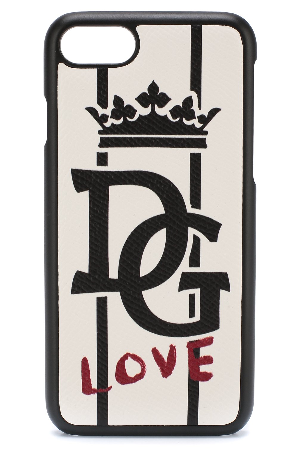 Кожаный чехол для iPhone 7/8 Dolce & Gabbana | Фото №1
